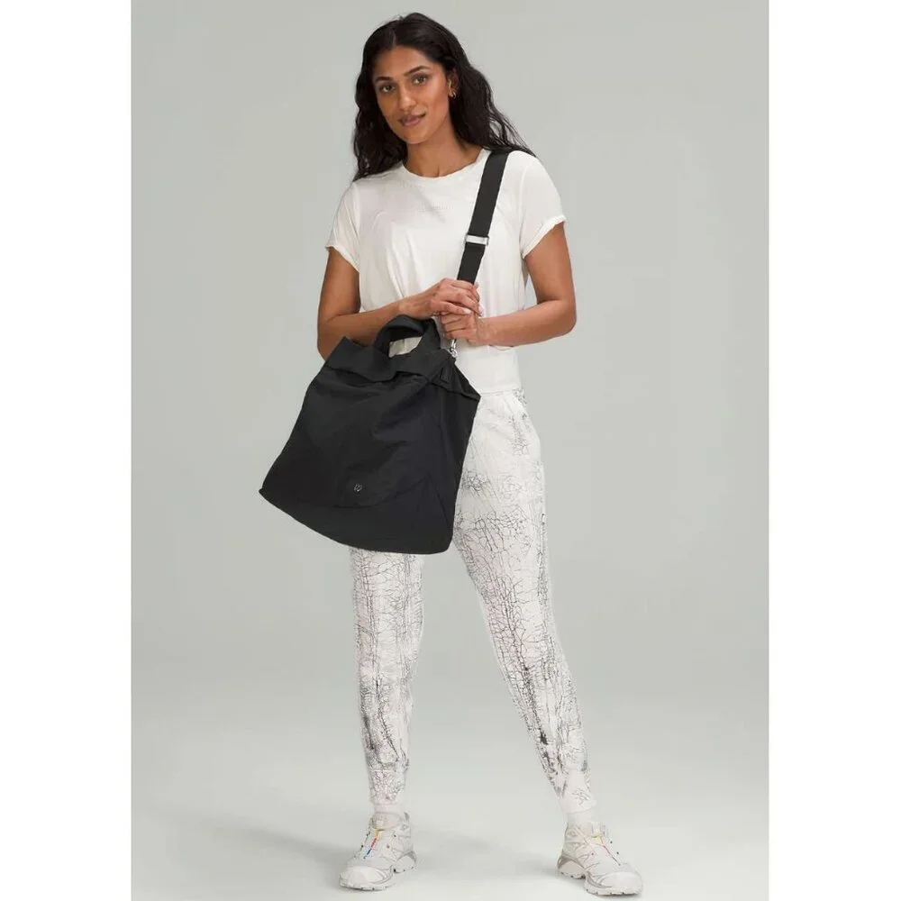 lululemon athletica Black Crossbody Tote Bag